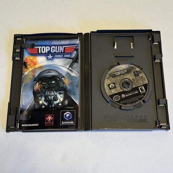 Nintendo Game Cube Top Gun Combat Zone Complete CIB with Poster And Registration - Picture 6 of 10